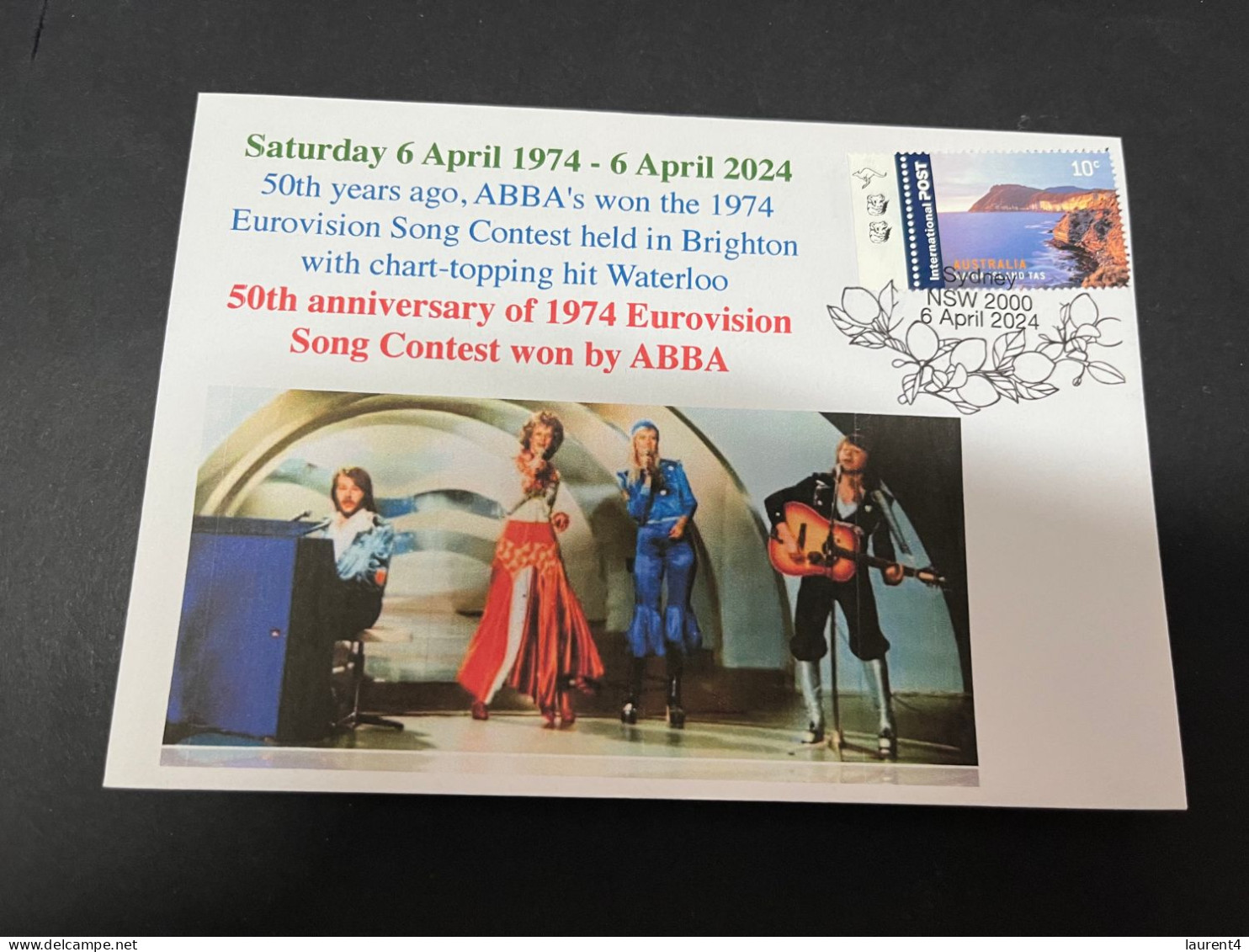 6-4-2024 (1 Z 13) ABBA Celebrate 50th Anniversary Of EUROVISION Waterloo Winning Song (6-4-1974) - Música