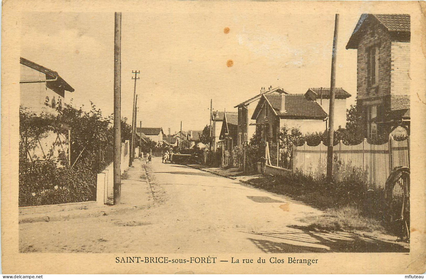 95* ST BRICE SOUS FORET La Rue Du Clos Beranger        RL44,1331 - Saint-Brice-sous-Forêt