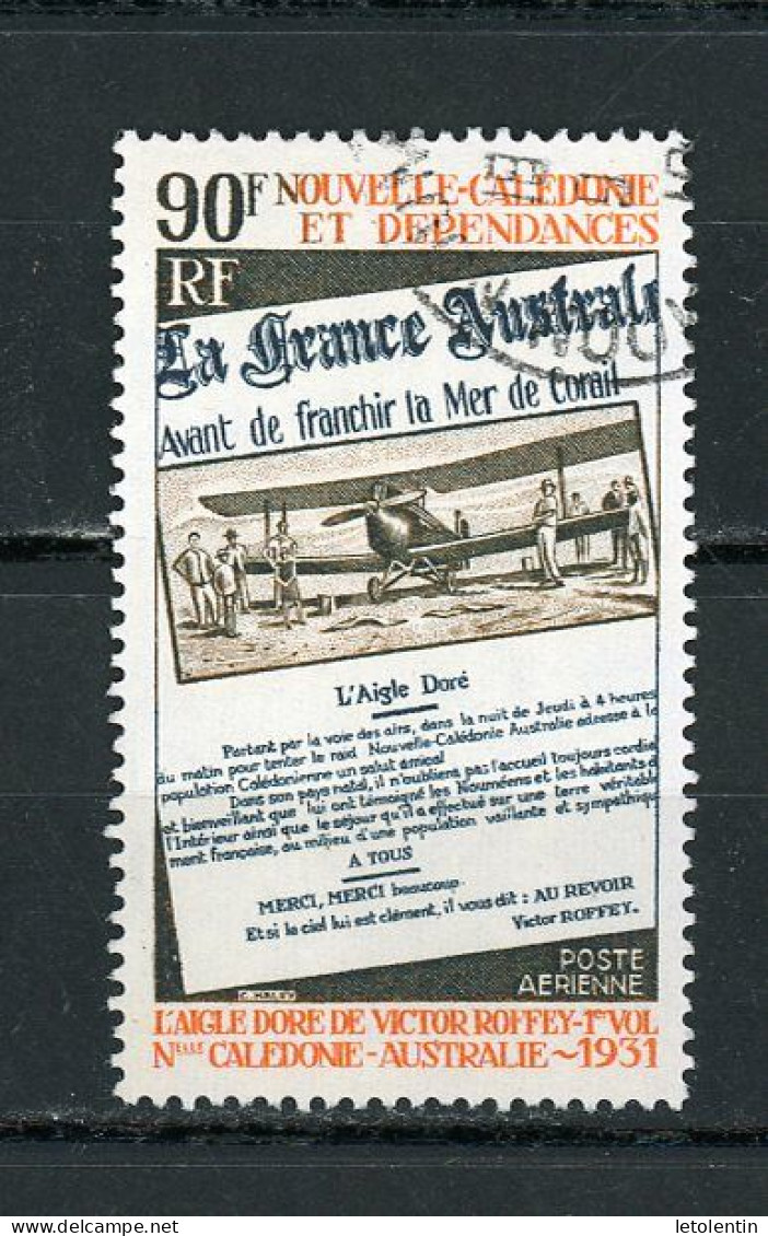 NOUVELLE-CALEDONIE RF - L'AIGLE DORE - POSTE AERIENNE - N°Yt 125 Obli. - Used Stamps