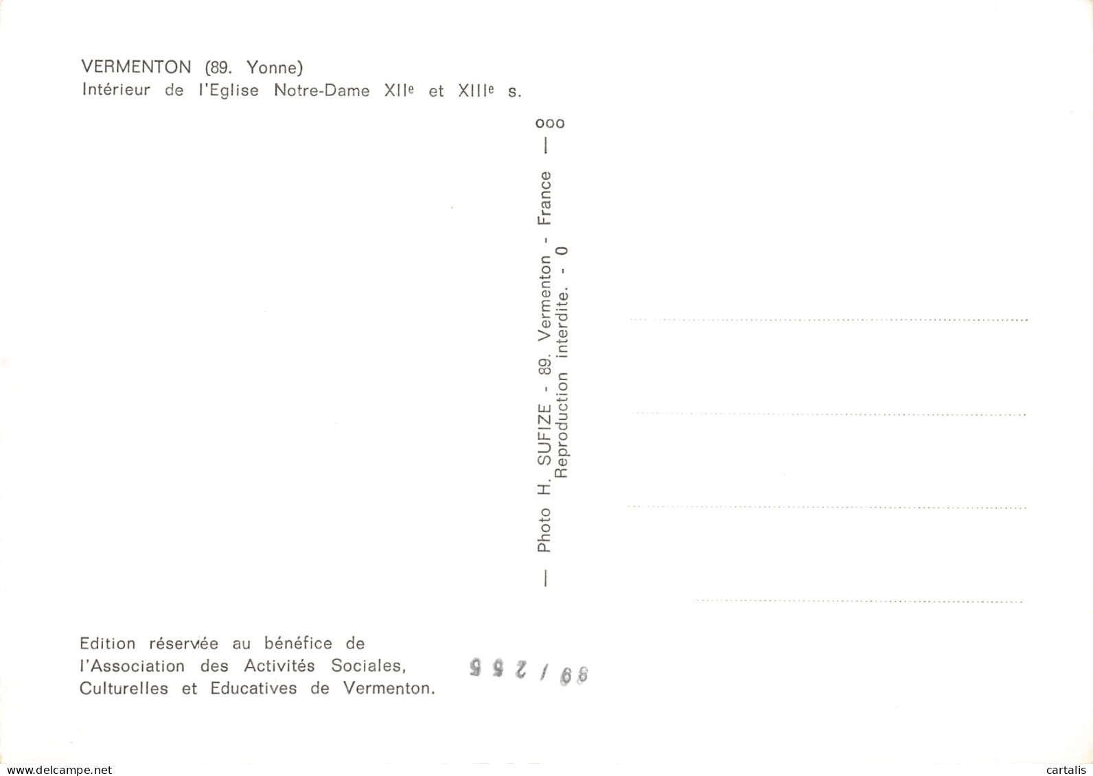 89-VERMENTON-N°C-3649-C/0095 - Vermenton