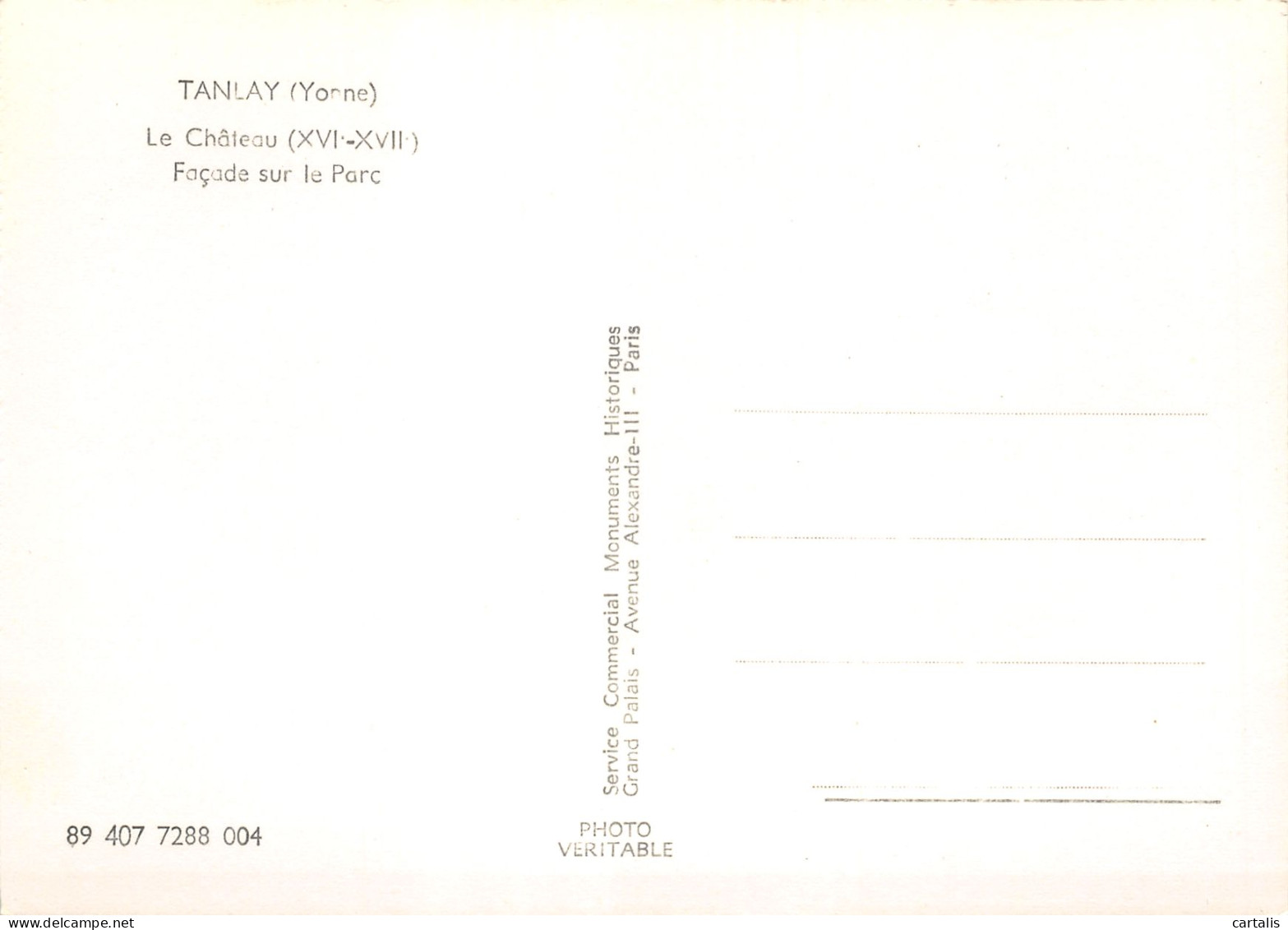 89-TANLAY-N°C-3650-B/0045 - Tanlay