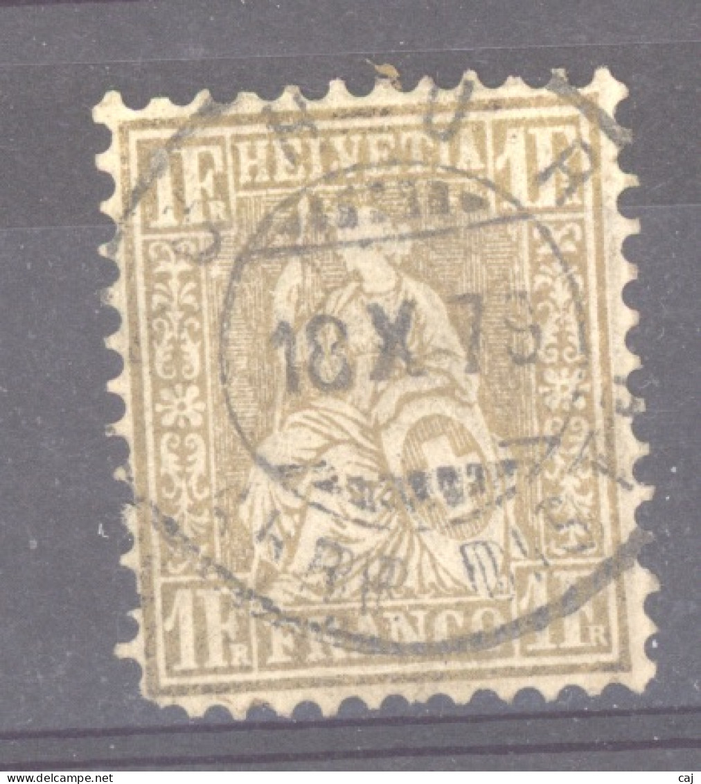 Suisse  :  Yv  41  (o)  ,      N5 - Used Stamps