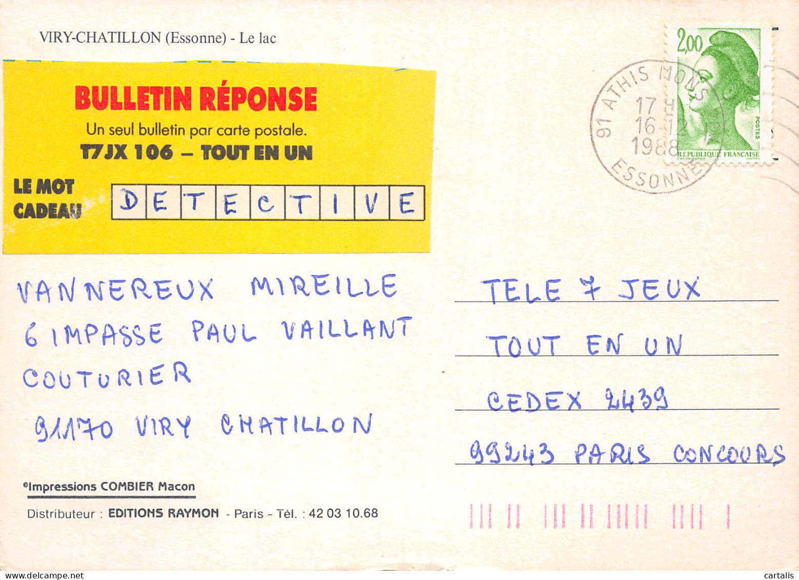 91-VIRY CHATILLON-N°C-3652-D/0111 - Viry-Châtillon