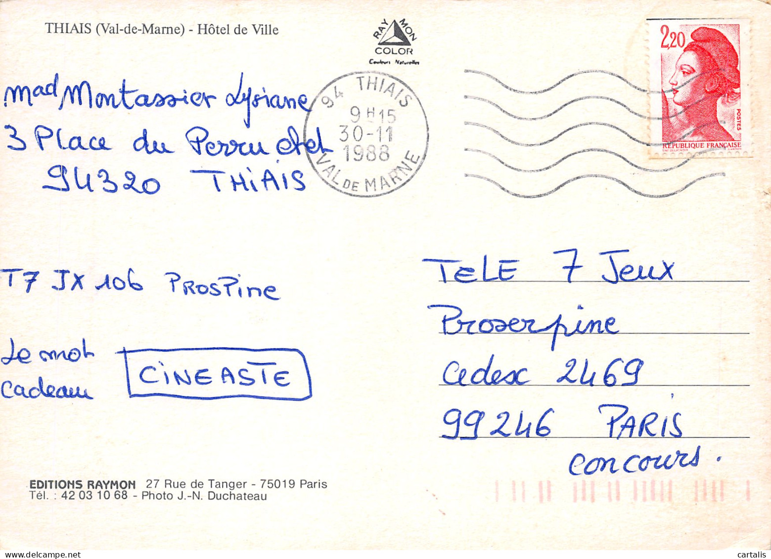 94-THIAIS-N°C-3652-D/0361 - Thiais