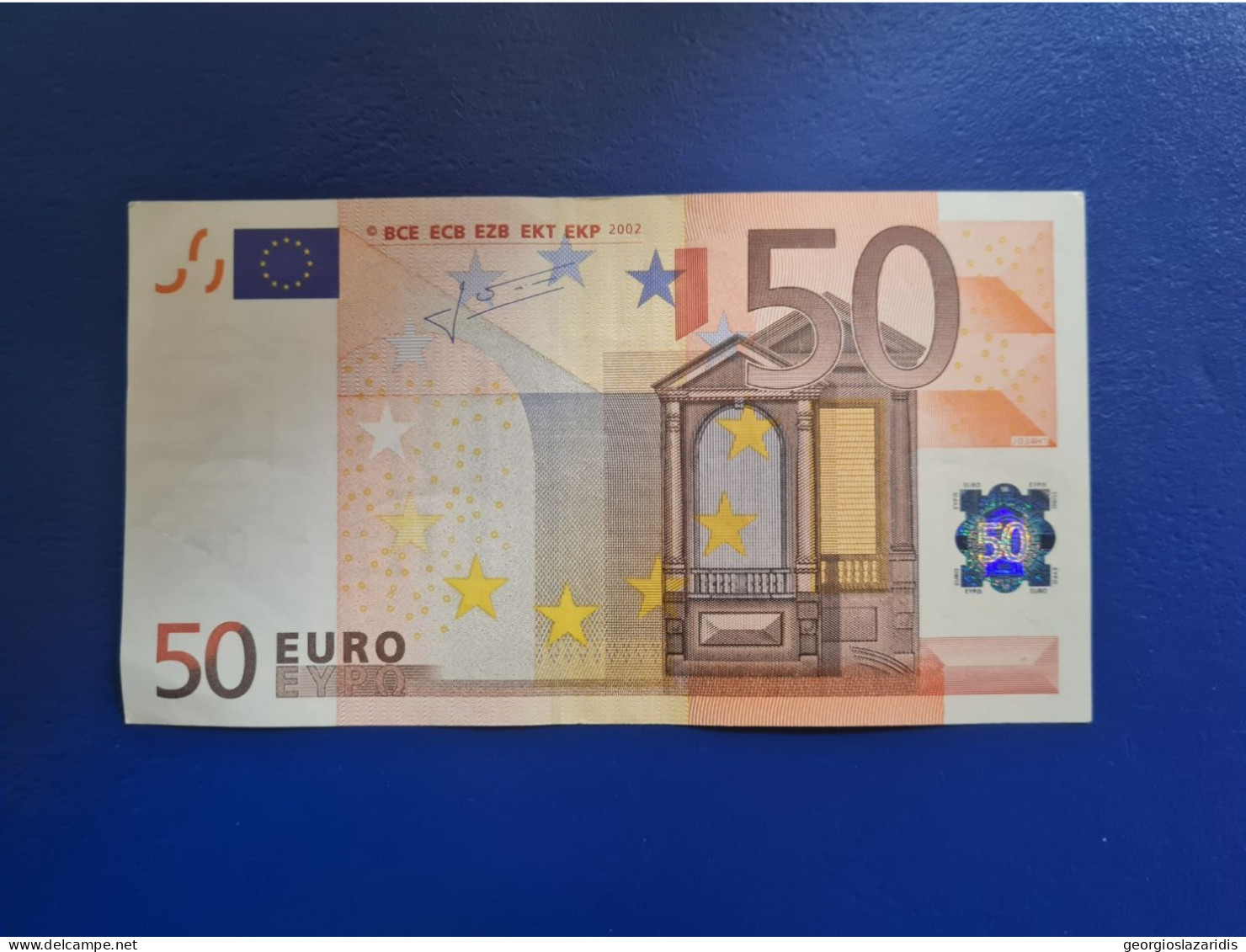 50 EUROS BANK NOTE-2002 - Italy Serie S - Imprimeur Et Tirage J034 - 50 Euro