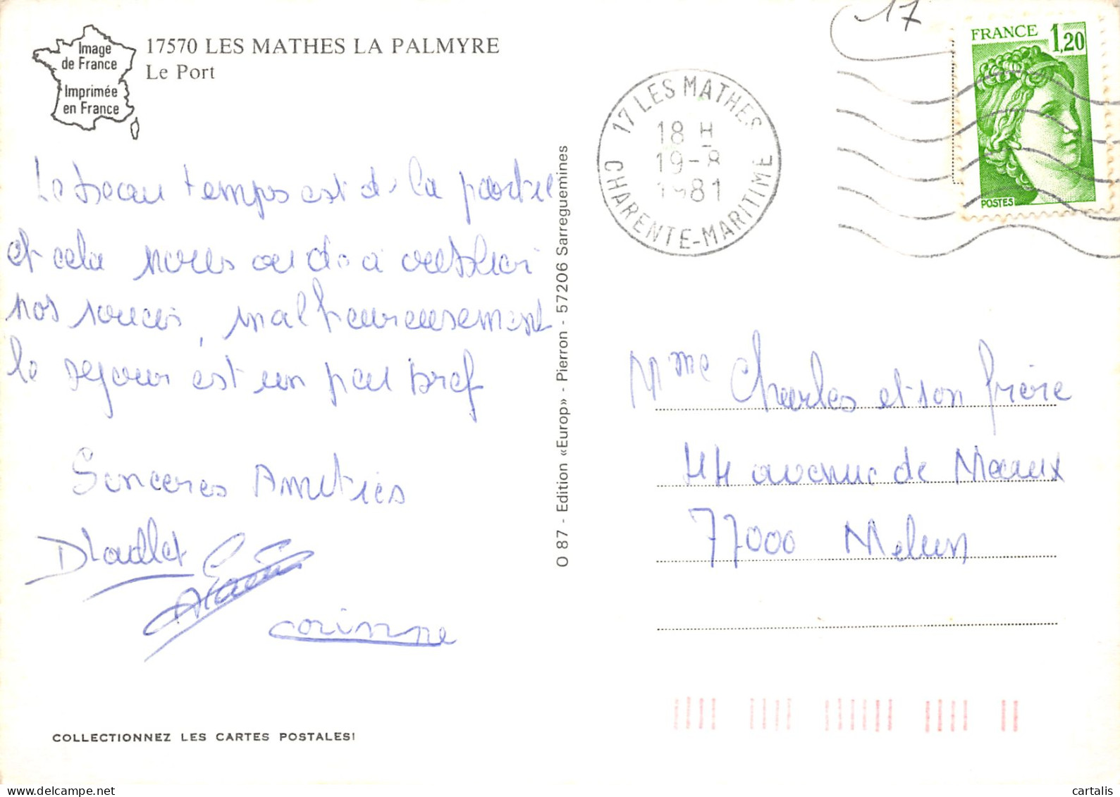 17-LES MATHES LA PALMYRE-N°C-3655-A/0101 - Les Mathes