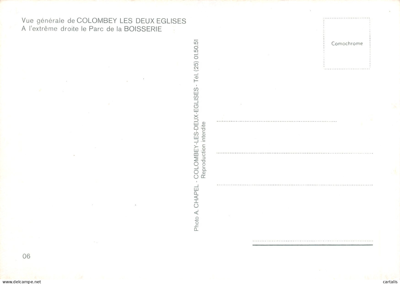 52-COLOMBEY LES DEUX EGLISES-N°C-3657-D/0239 - Colombey Les Deux Eglises