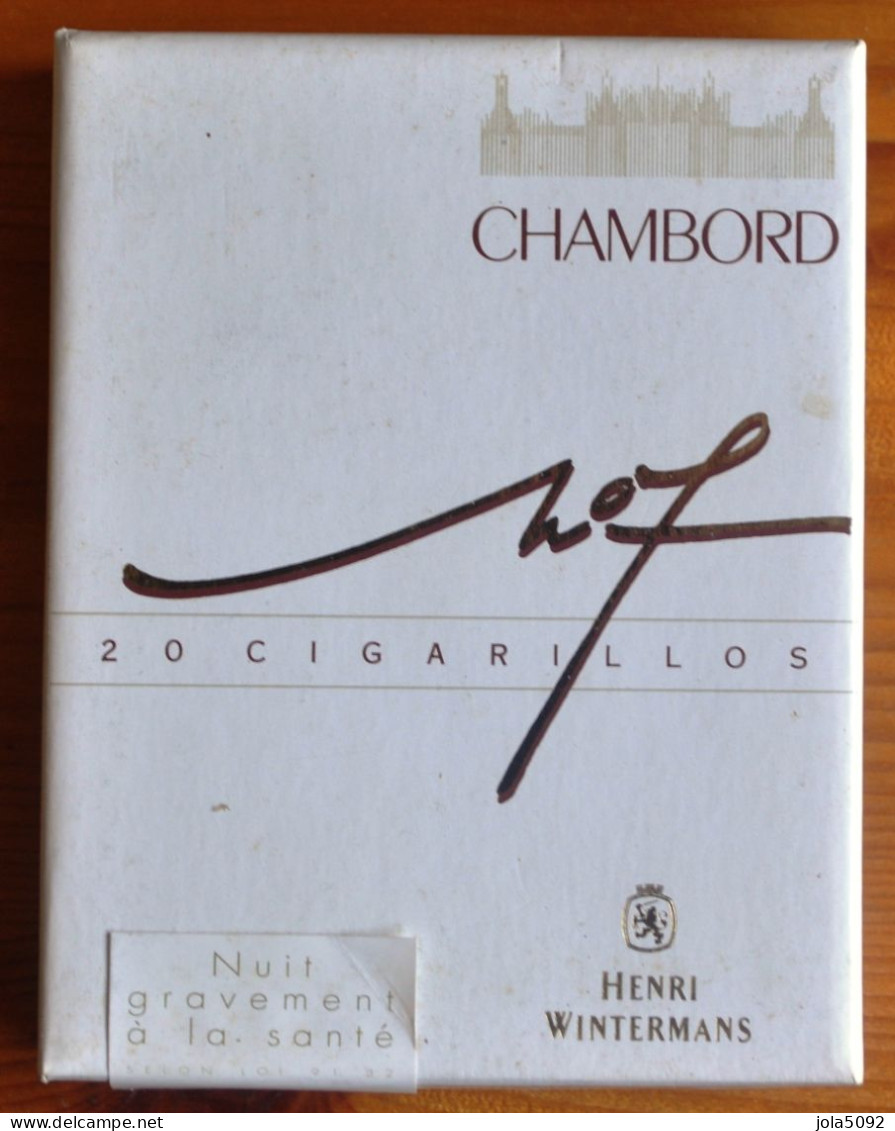 Boîte Carton - Cigarillos CHAMBORD N°7 - Henri WINTERMANS - Other & Unclassified