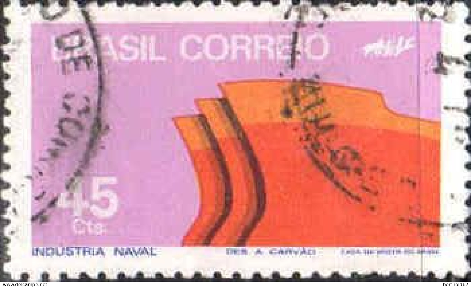 Brésil Poste Obl Yv: 994 Mi:1322 Industria Naval (Beau Cachet Rond) - Used Stamps