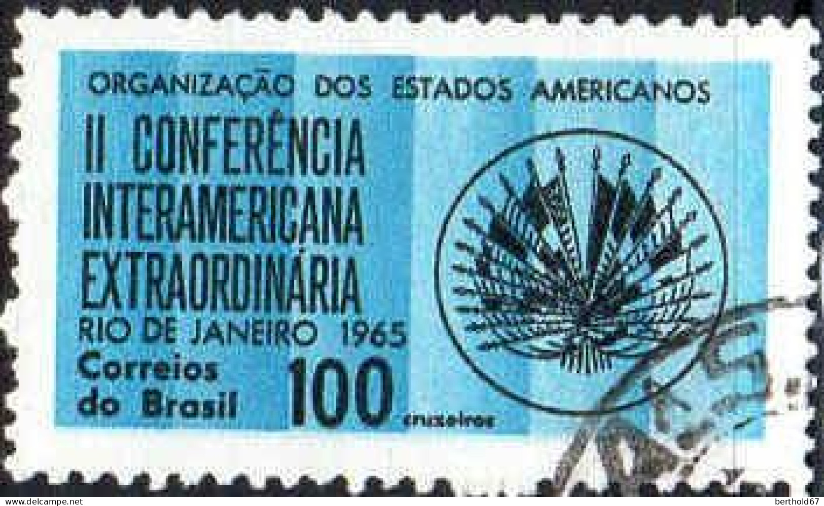 Brésil Poste Obl Yv: 787 Mi:1091 Organizaçao Dos Estados Americanos (Beau Cachet Rond) - Used Stamps