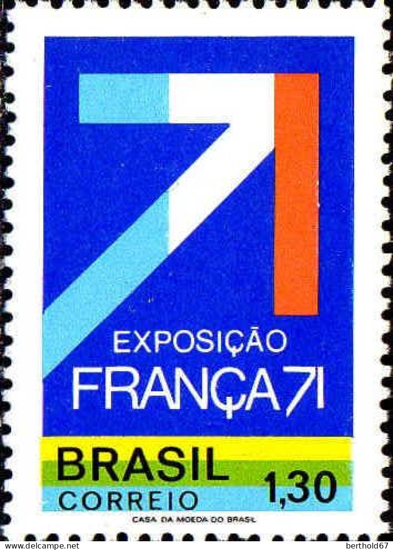 Brésil Poste N** Yv: 962 Mi:1291 Exposiçao França - Neufs