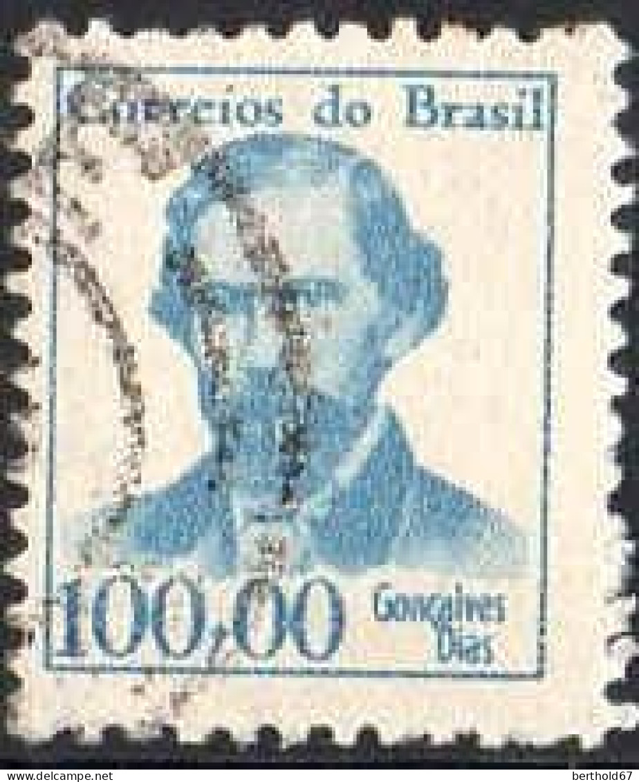 Brésil Poste Obl Yv: 766/768 Personnalités (Beau Cachet Rond) - Usati