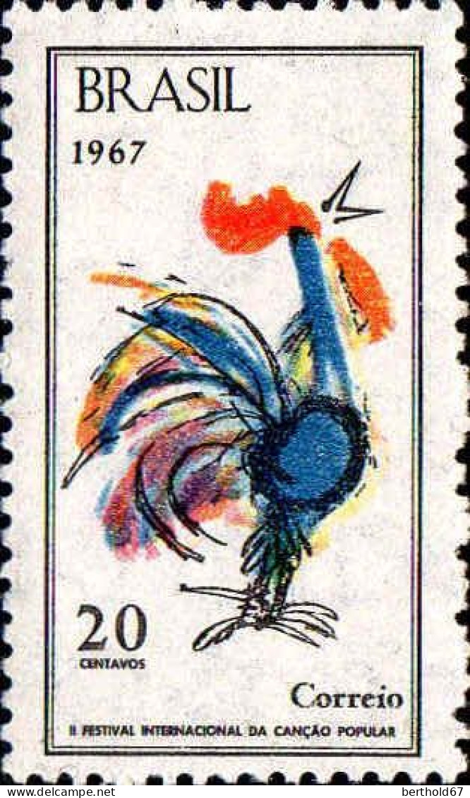 Brésil Poste N** Yv: 835 Mi:1150 Festival Internacional Da Cançao Popular - Unused Stamps