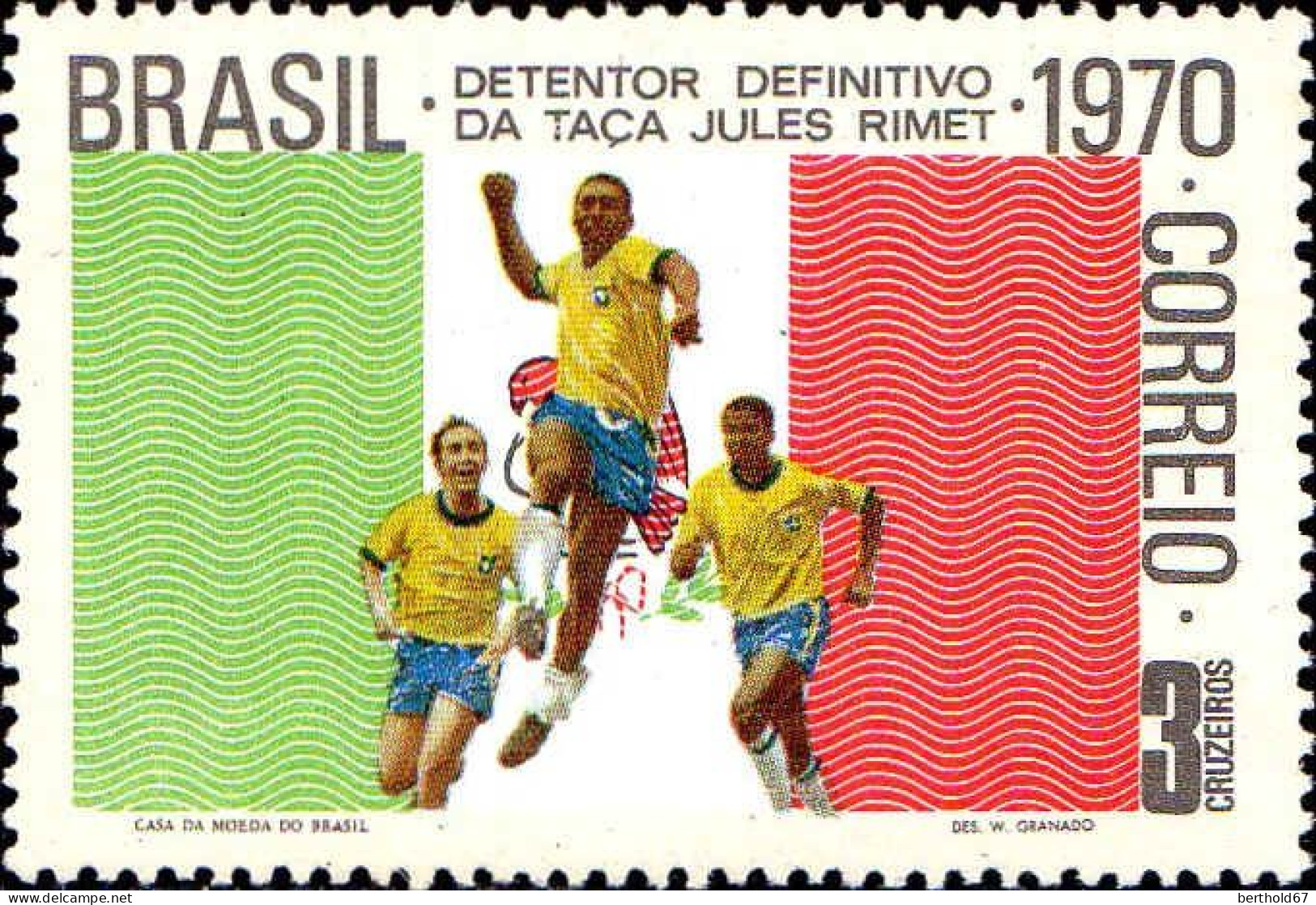 Brésil Poste N** Yv: 935/937 Coupe Du Monde De Football Allemagne - Unused Stamps