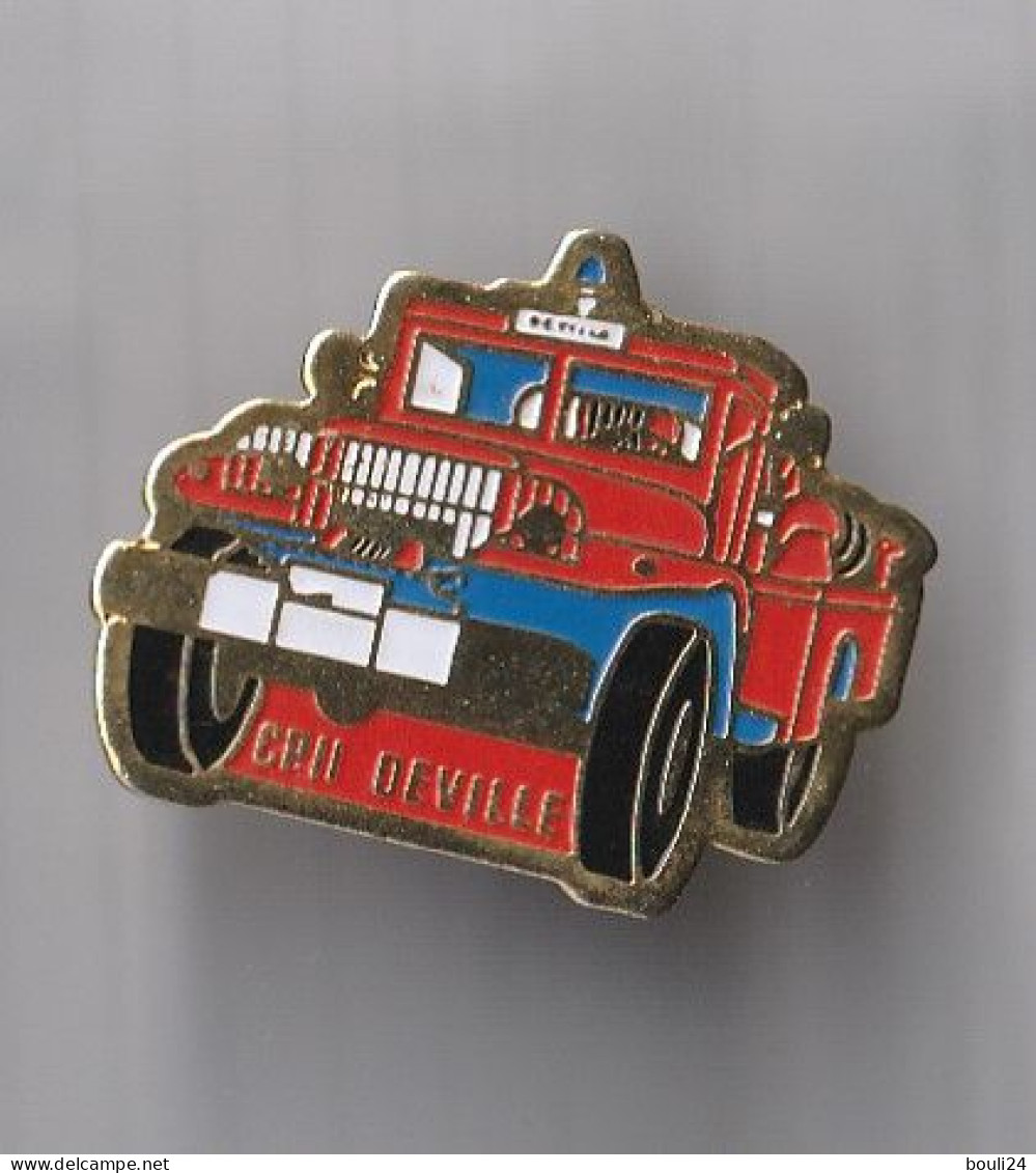 PIN'S THEME  SAPEUR POMPIERS  DE DEVILLE  EN ARDENNES CAMION G M C - Brandweerman