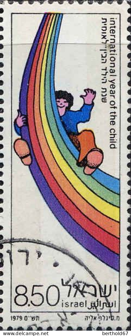 Israel Poste Obl Yv: 753 Mi:811 International Year Of The Child (Beau Cachet Rond) - Used Stamps (without Tabs)