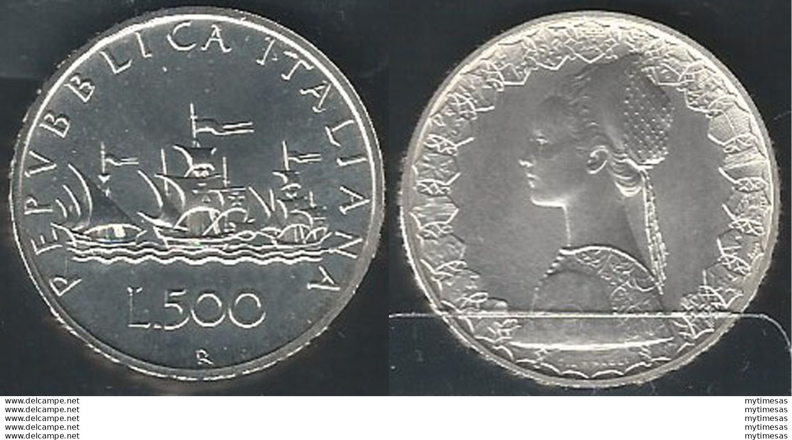 1994 Italia Lire 500 Caravelle Argento FDC - Autres & Non Classés