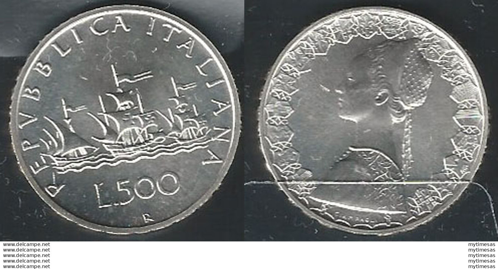 1997 Italia Lire 500 Caravelle Argento FDC - Otros & Sin Clasificación