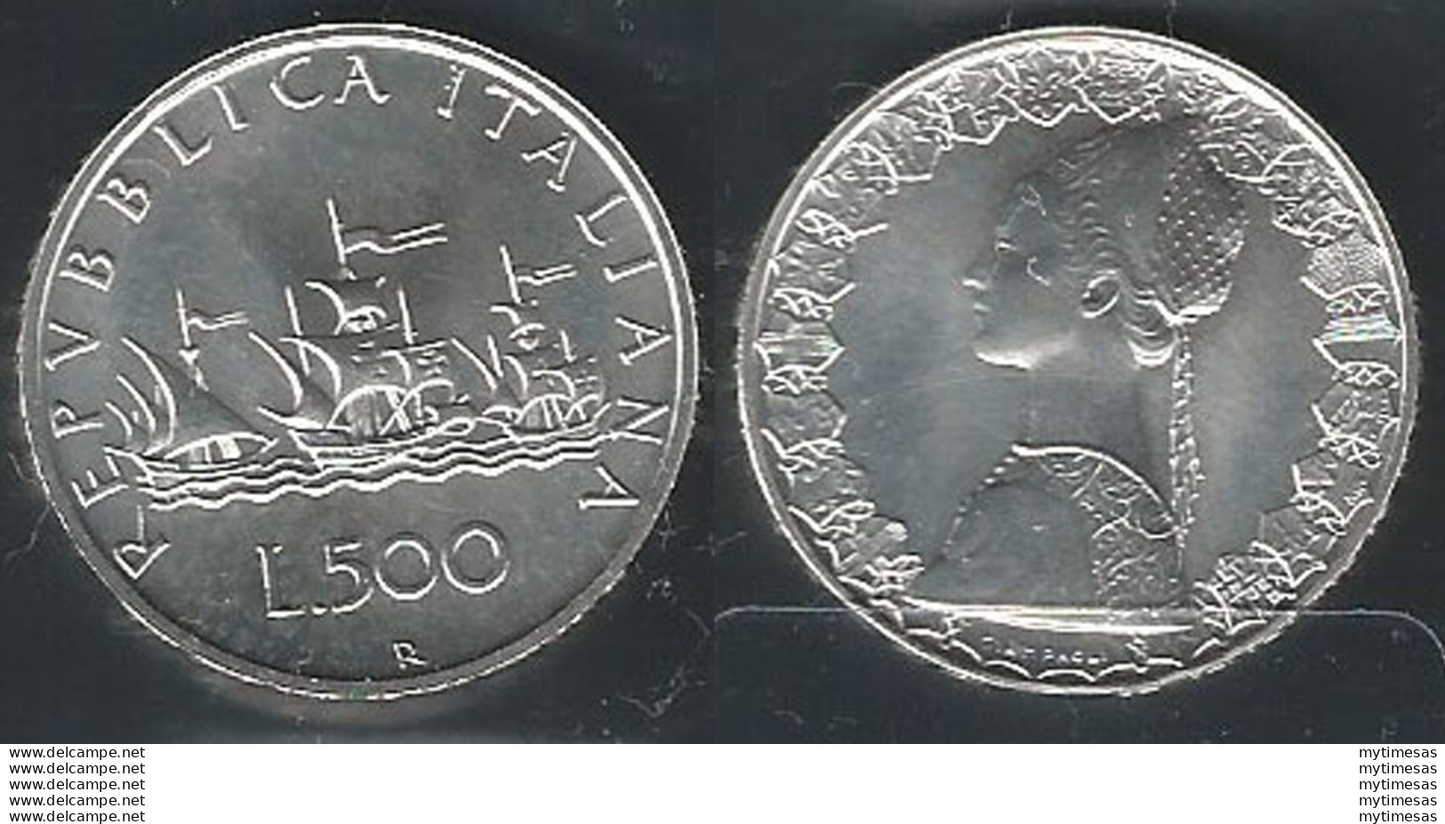 1998 Italia Lire 500 Caravelle Argento FDC - Other & Unclassified
