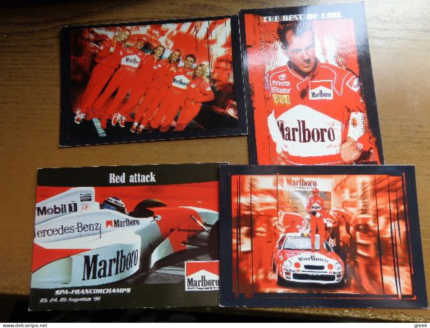 Formule 1 / 7 Cards, Marlboro --> Onbeschreven - Grand Prix / F1