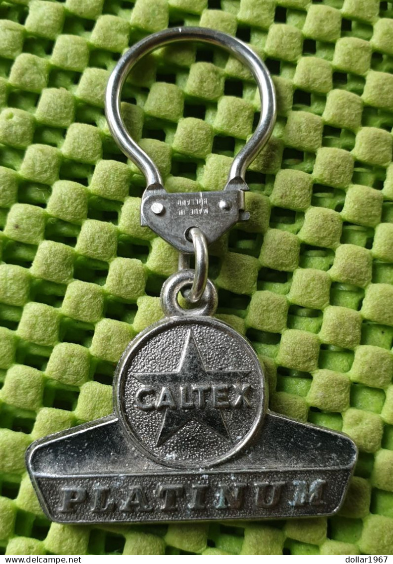 Medaile :  Caltex Platinum Olie - Rotterdam  -  ( A V/ D Velden Rotterdam ) -  Original Foto  !!  Medallion  Dutch - Portachiavi