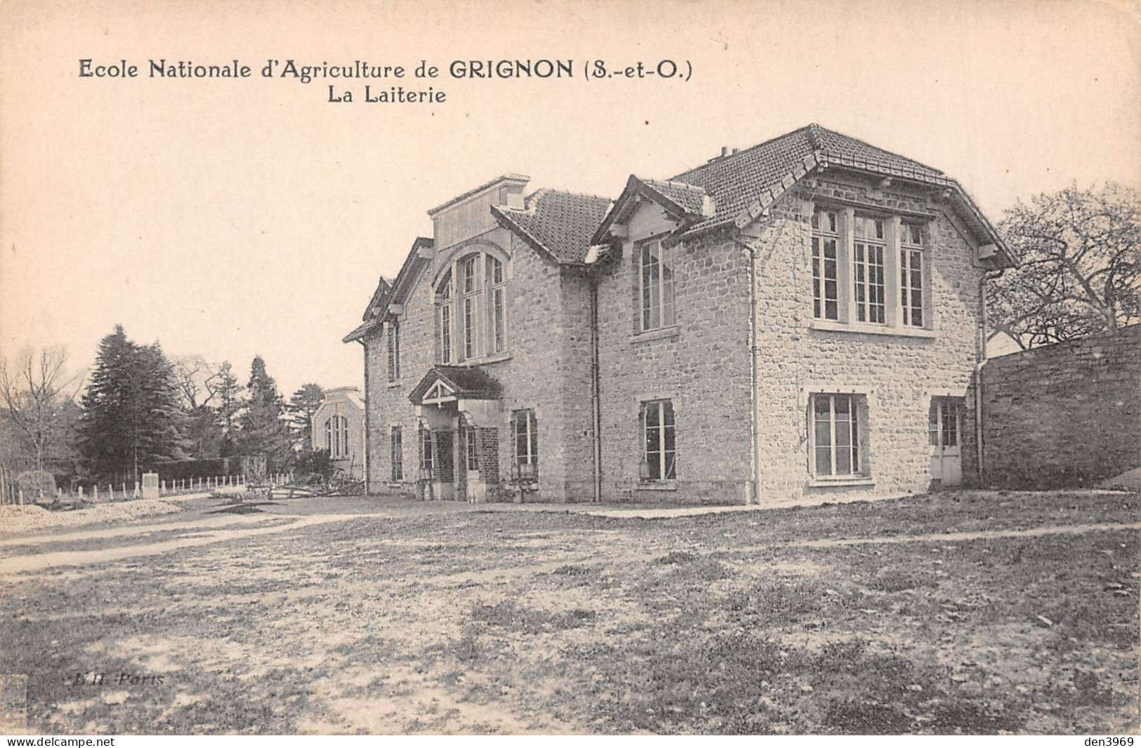 GRIGNON (Yvelines) - Ecole Nationale D'Agriculture (Lire TEXTE) - La Laiterie - Ecrit (2 Scans) - Grignon