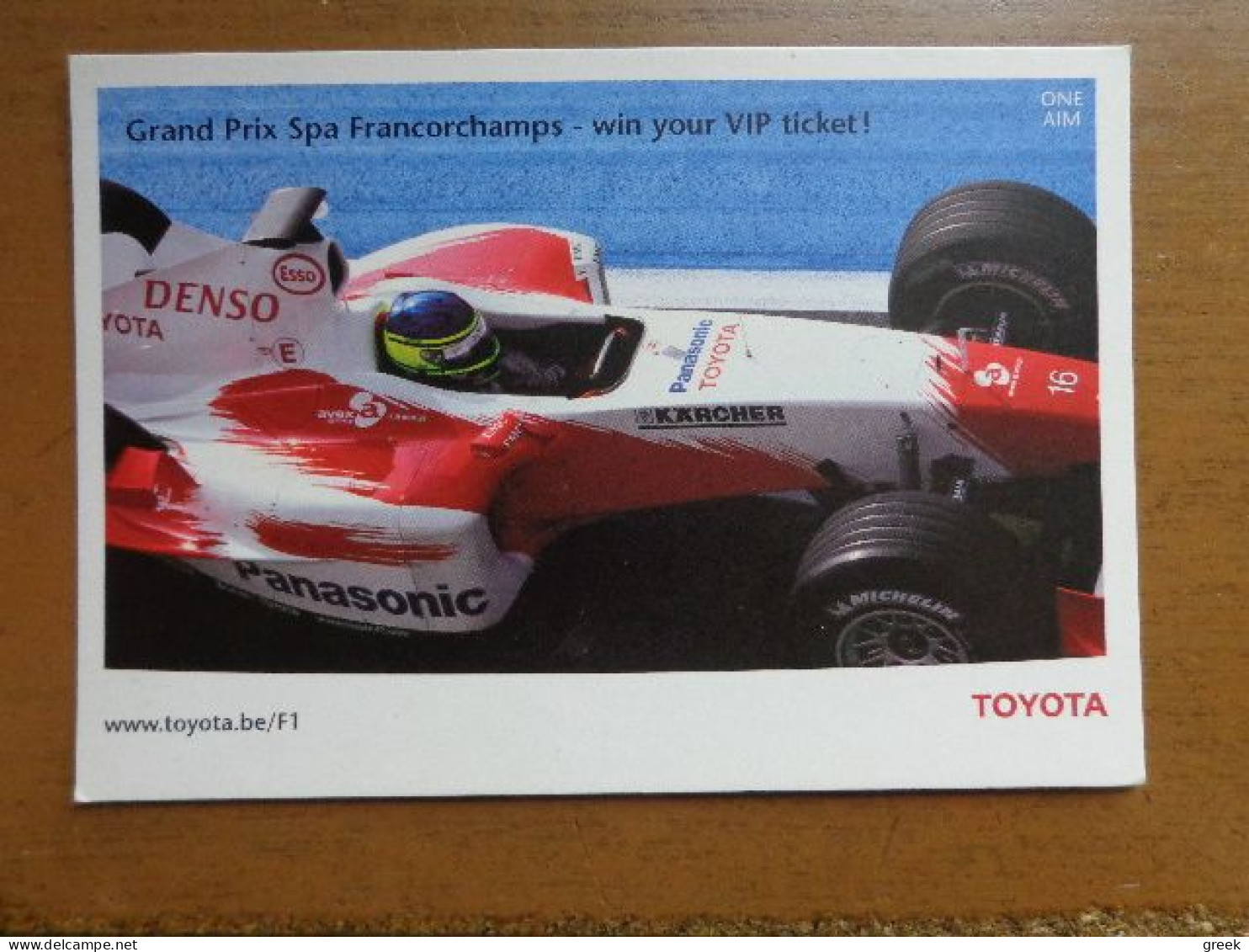 Formule 1 / Toyota, Grand Prix Spa Francorchamps --> Onbeschreven - Grand Prix / F1