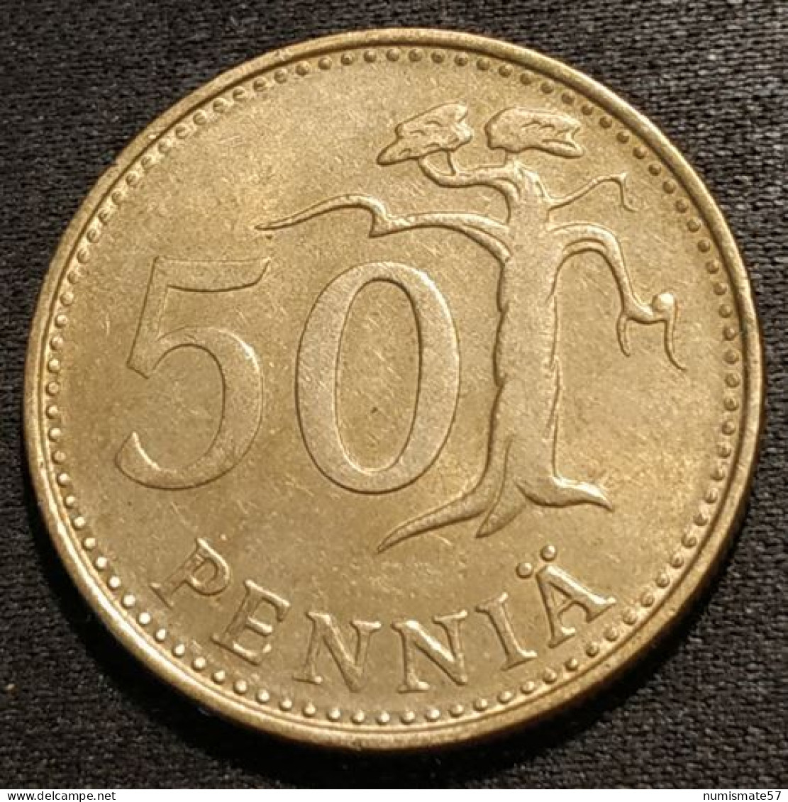 FINLANDE - FINLAND - 50 PENNIA 1981 K - KM 48 - Finnland