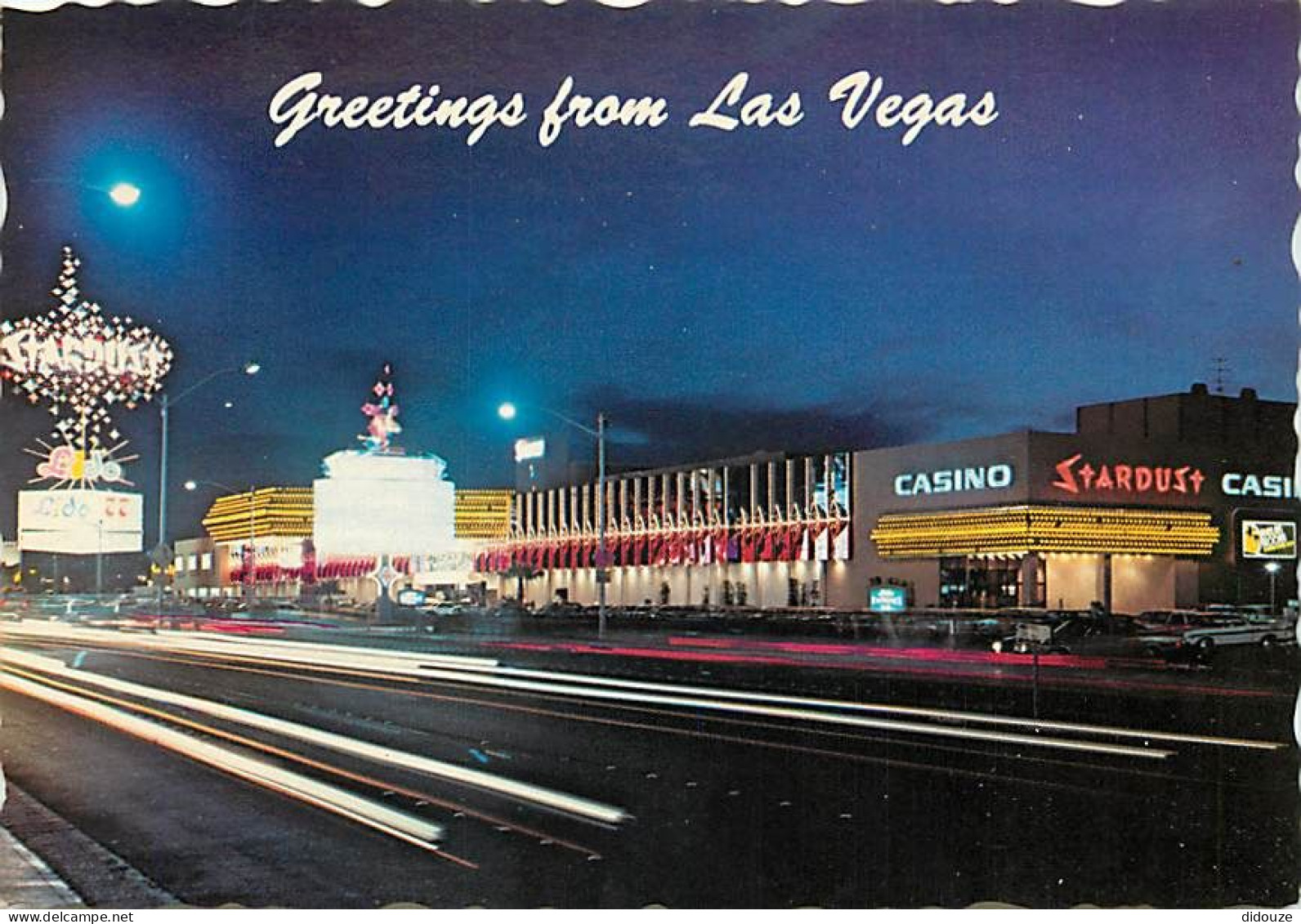 Etats Unis - Las Vegas - The Strip - Etat Du Nevada - Nevada State - Carte Dentelée - CPSM Grand Format - Carte Neuve -  - Las Vegas