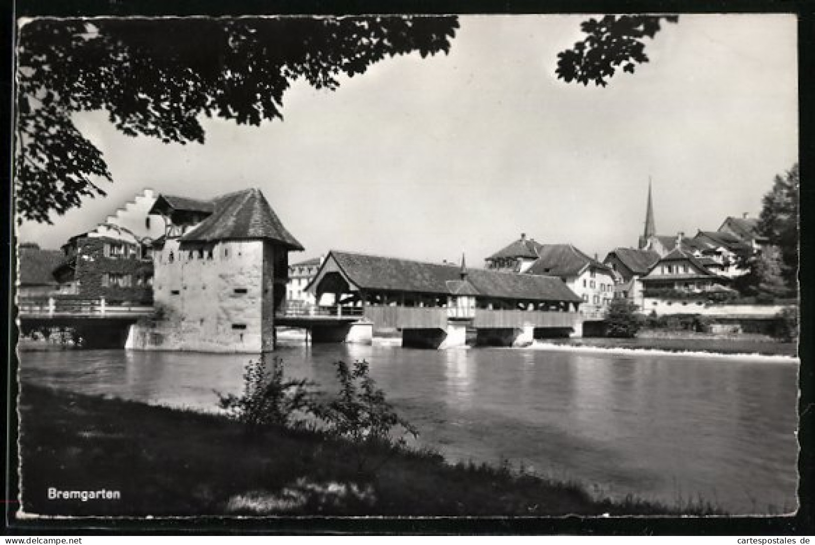 AK Bremgarten, Flusspartie Mit Brücke  - Bremgarten