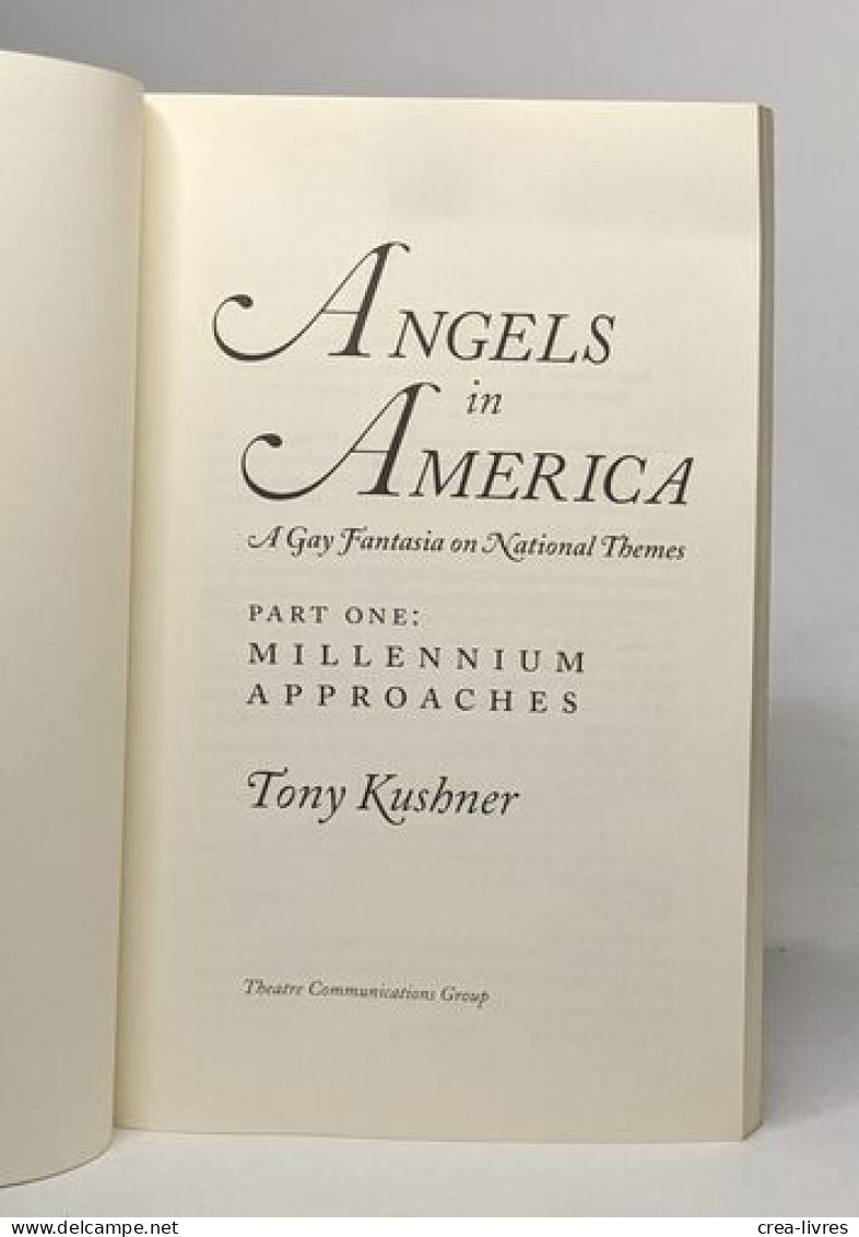 Angels In America: Millennium Approaches - French Authors