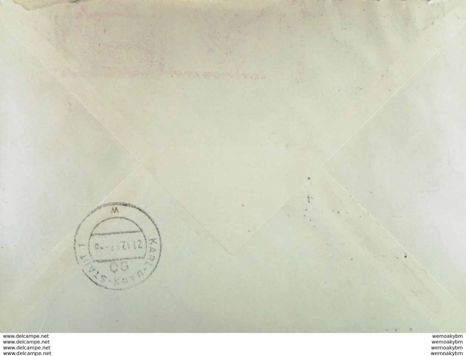 ZKD-Fern-Brief Mit ZKD-KSt.R6 (Selten!) Und VD-Stpl Vom Ministerrat Der DDR Aus Berlin-Adlershof 20.12.67 Nach K-M-Stadt - Storia Postale