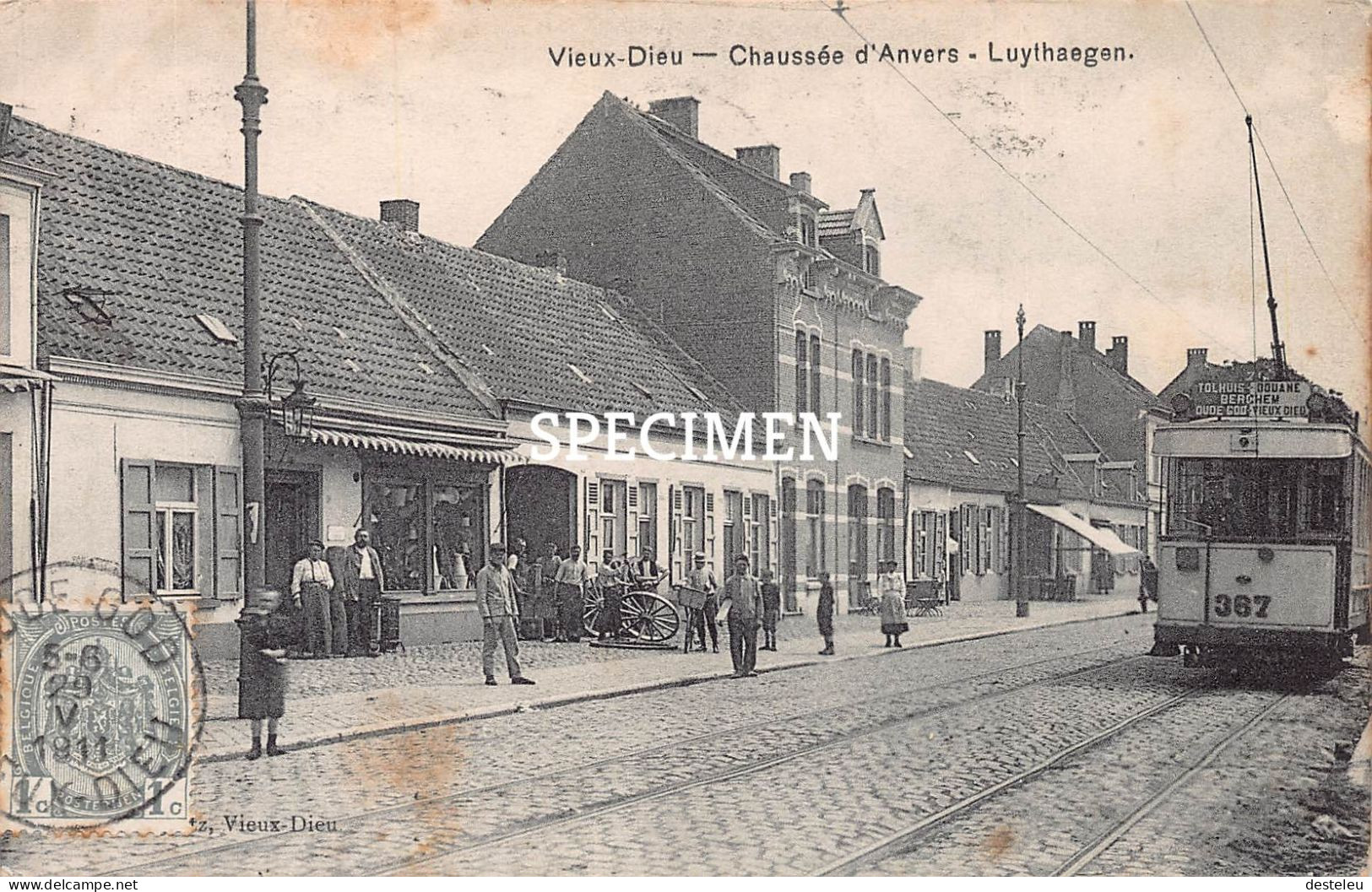 Chaussée D'Anvers Luythaegen - Tram - Vieux-Dieu - Oude-God - Mortsel