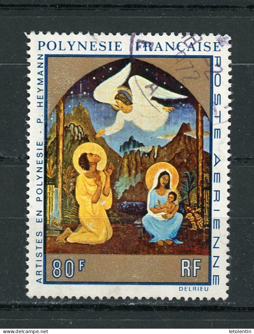 POLYNESIE - TABLEAU - POSTE AERIENNE - N° Yt 58 Obli. - Used Stamps
