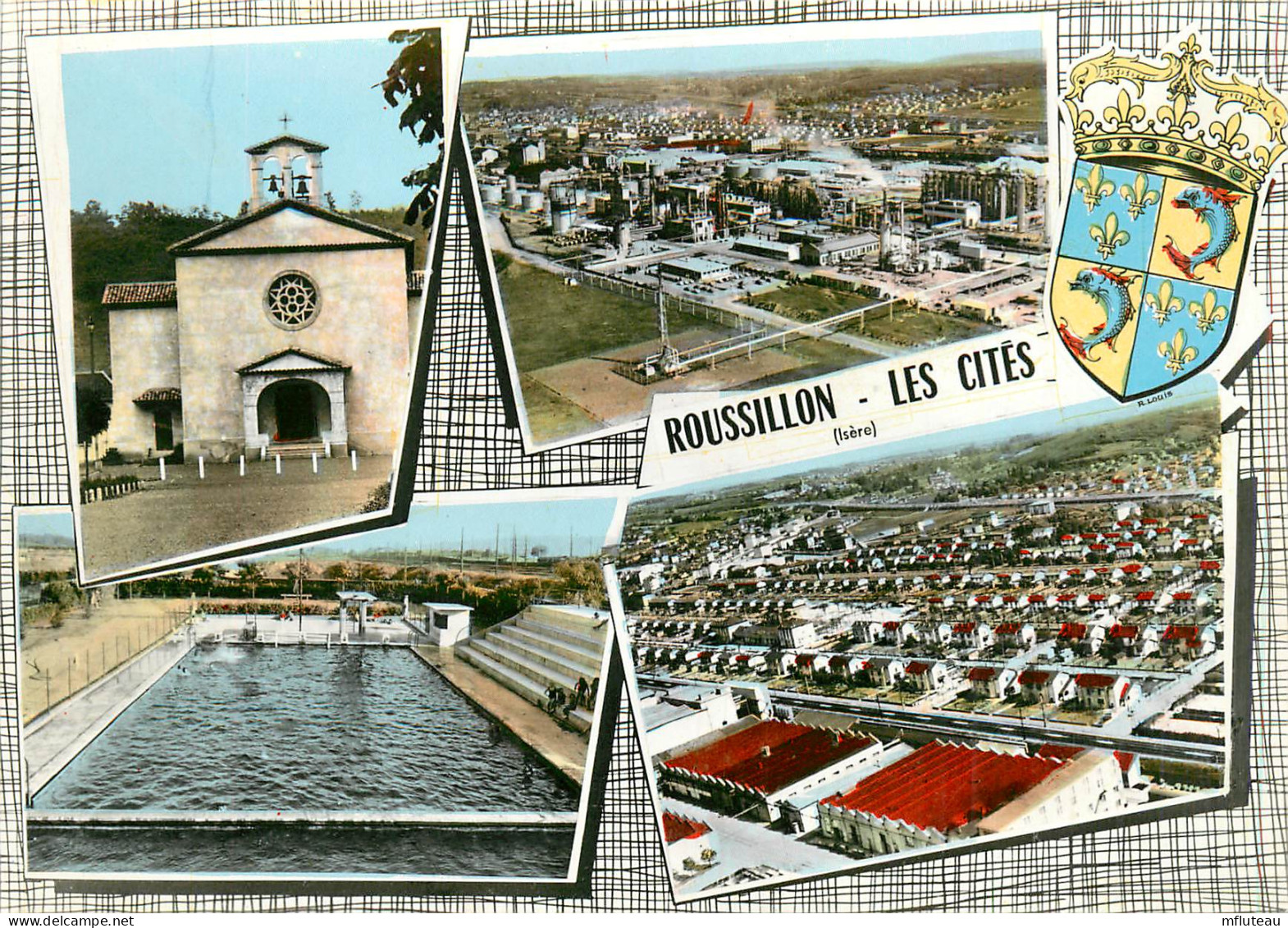 38* ROUSSILLON - LES CITES Multivues  (CPM 10x15cm)            RL17,0734 - Roussillon