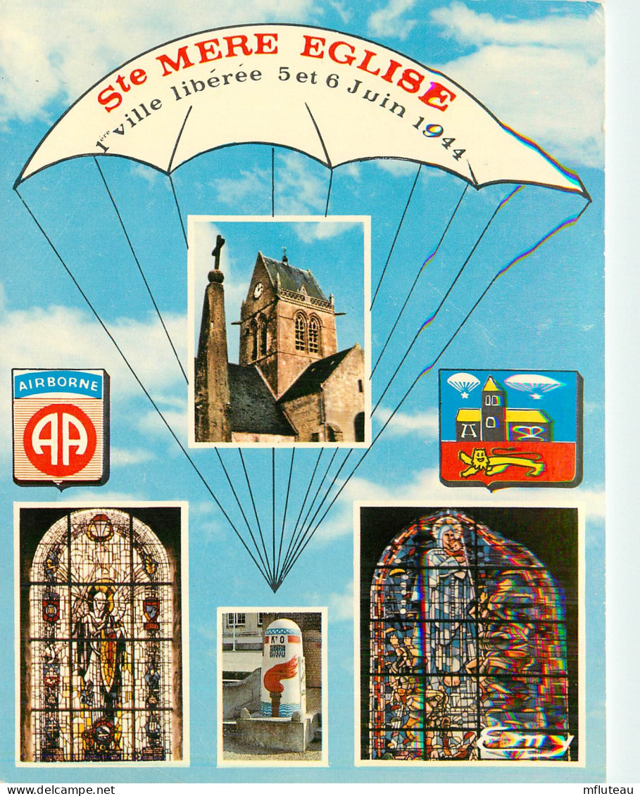 50* STE MERE EGLISE  Multivues (CPM 10x15cm)           RL17,1348 - Sainte Mère Eglise