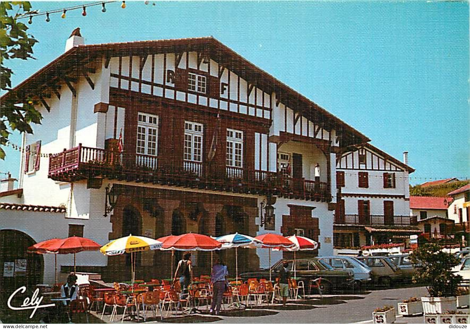 64 - Bidart - La Mairie - Automobiles - Flamme Postale De Bidart - CPM - Voir Scans Recto-Verso - Bidart