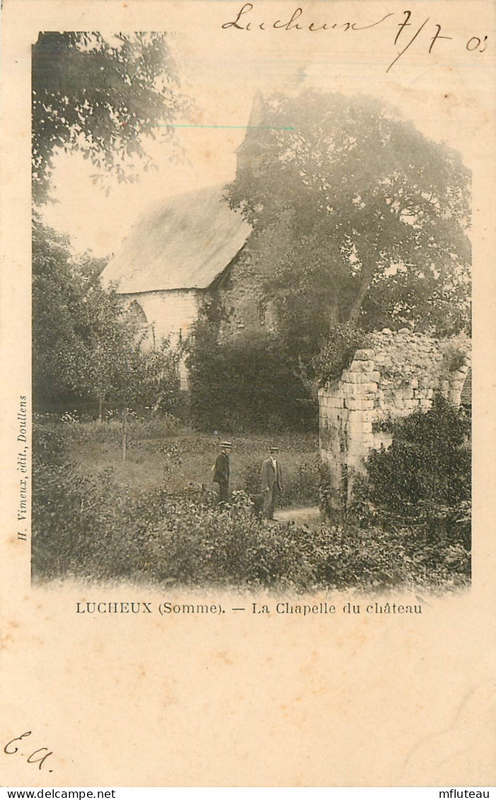 80* LUCHEUX  La Chapelle Du Chateau     RL28,0351 - Lucheux
