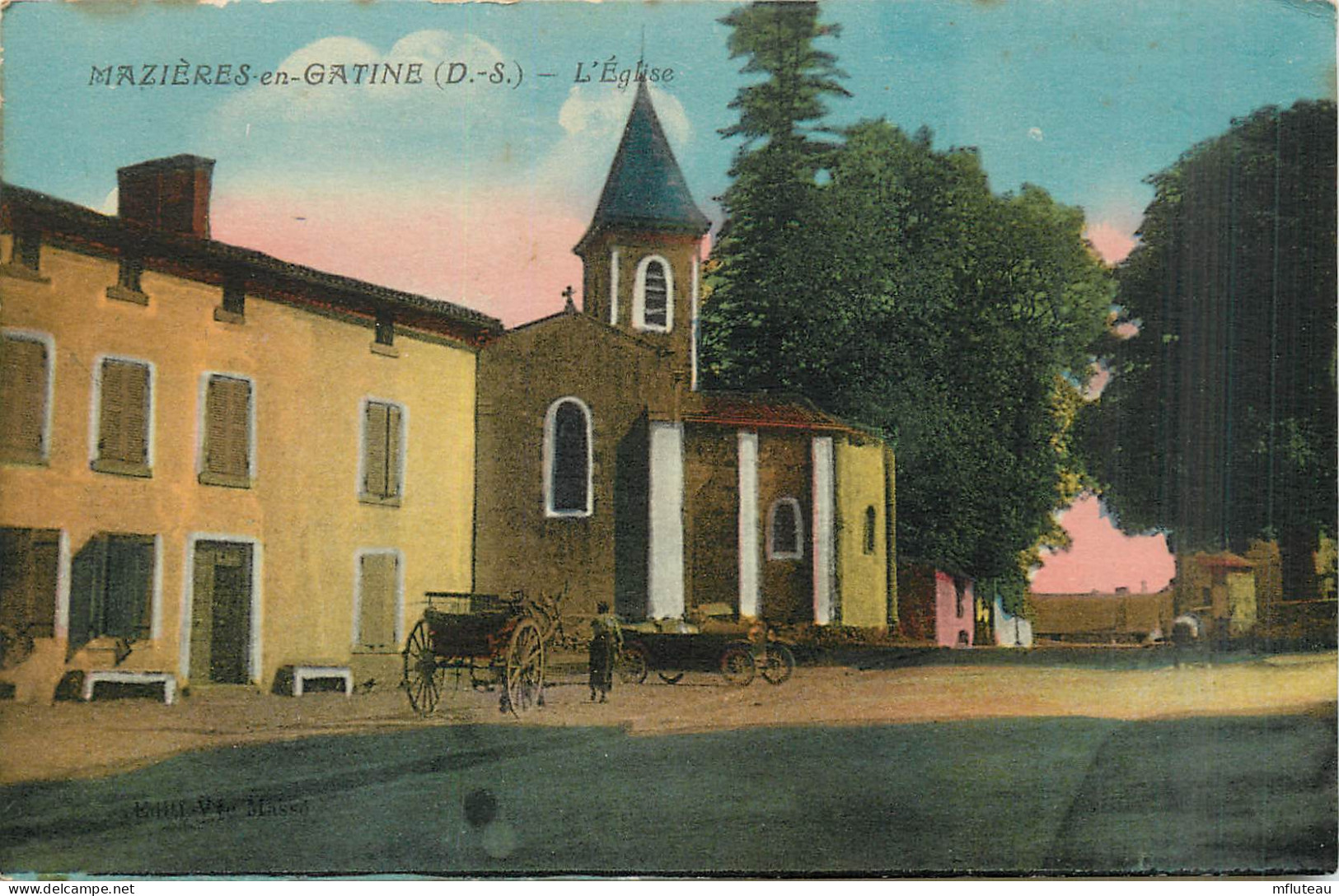 79* MAZIERES EN GATINE  L Eglise      RL28,0298 - Mazieres En Gatine