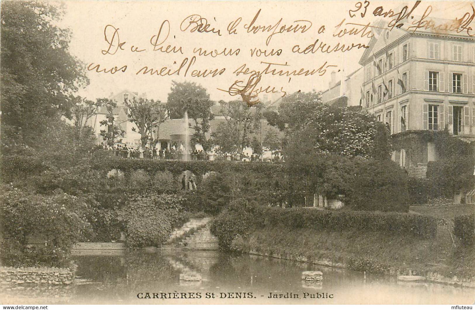 78* CARRIERES ST DENIS  Jardin Public      RL28,0237 - Carrières-sur-Seine