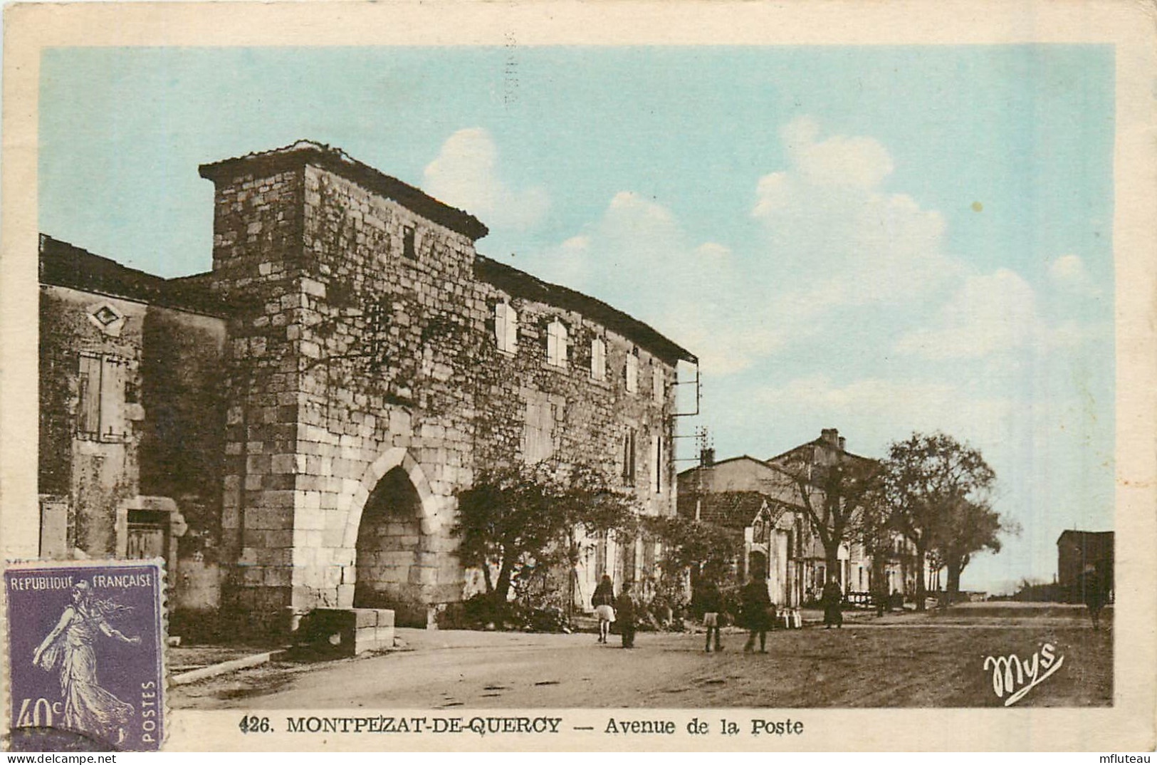 82* MONTPEZAT DE QUERCY  Av De La Poste        RL28,0735 - Montpezat De Quercy