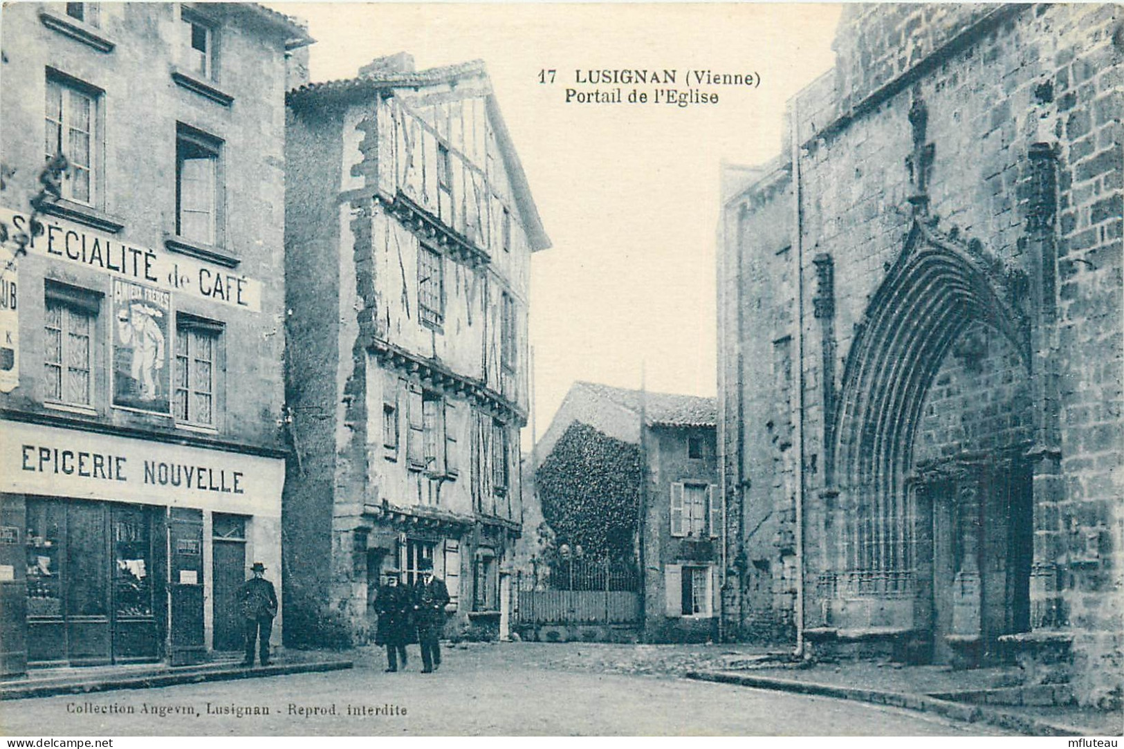 86* LUSIGNAN   Portail De L  Eglise       RL28,1289 - Lusignan