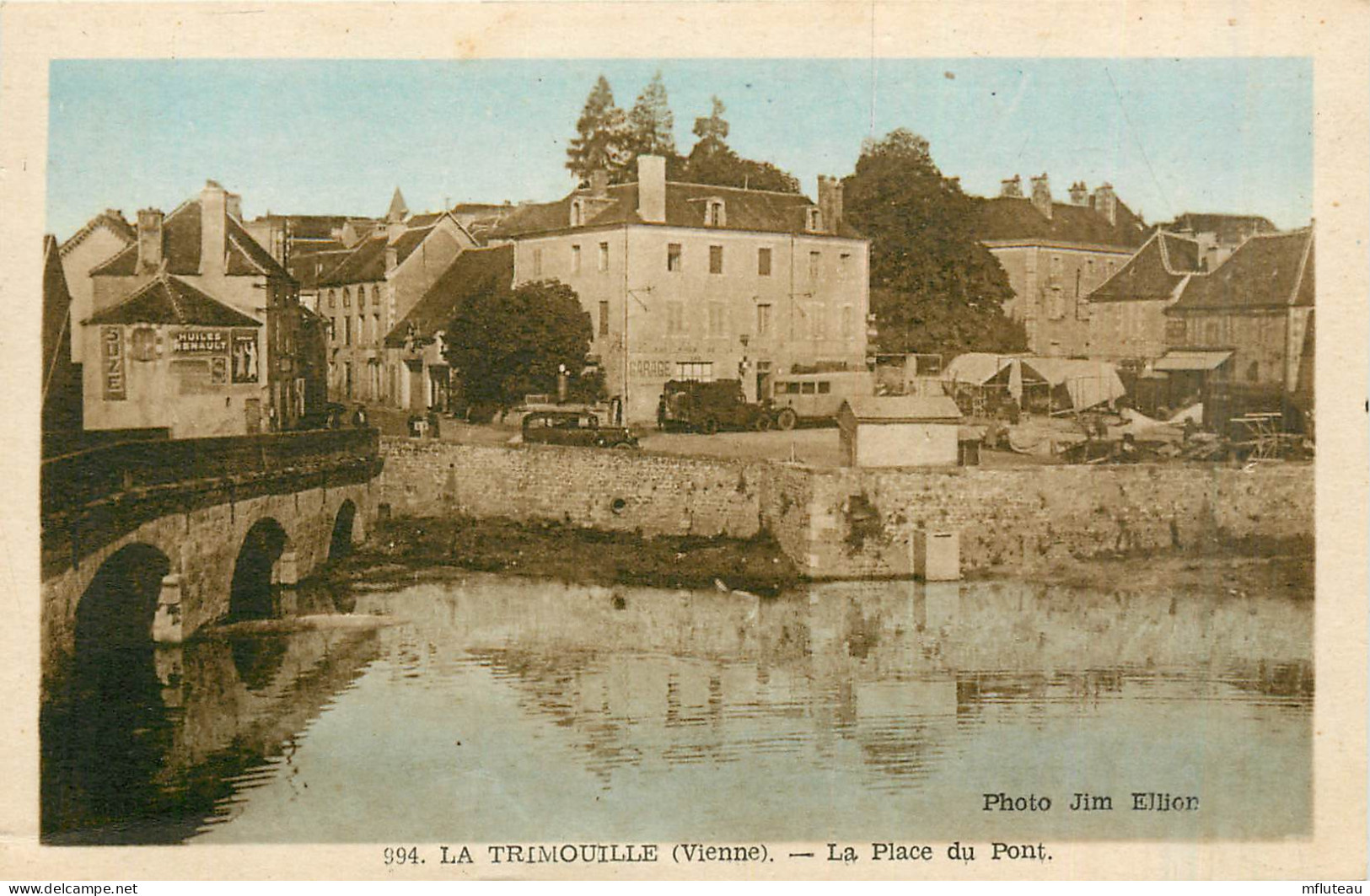 86* LA TRIMOUILLE  La Place Du Pont        RL28,1274 - La Trimouille