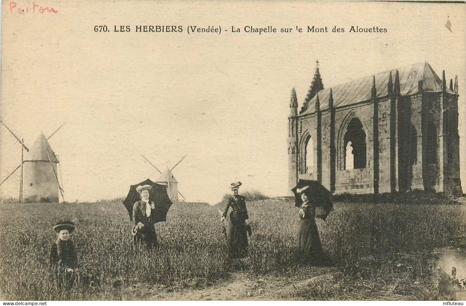 85* LES HERBIERS  Chapelle Du Mont Des Alouettes         RL28,1043 - Les Herbiers