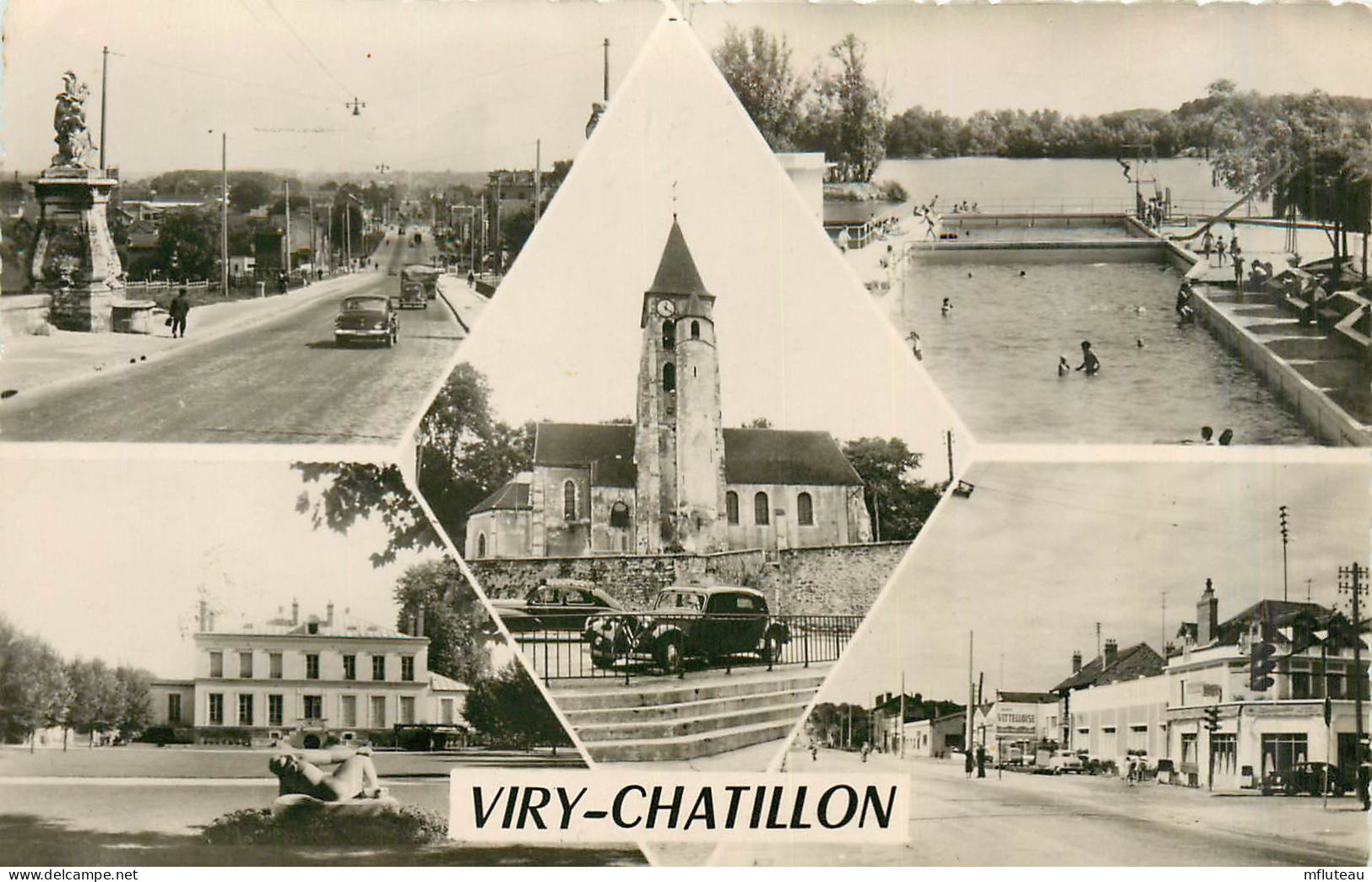 91* VIRY CHATILLON  Multi Vues (CPSM 9x14cm)       RL28,1909 - Viry-Châtillon