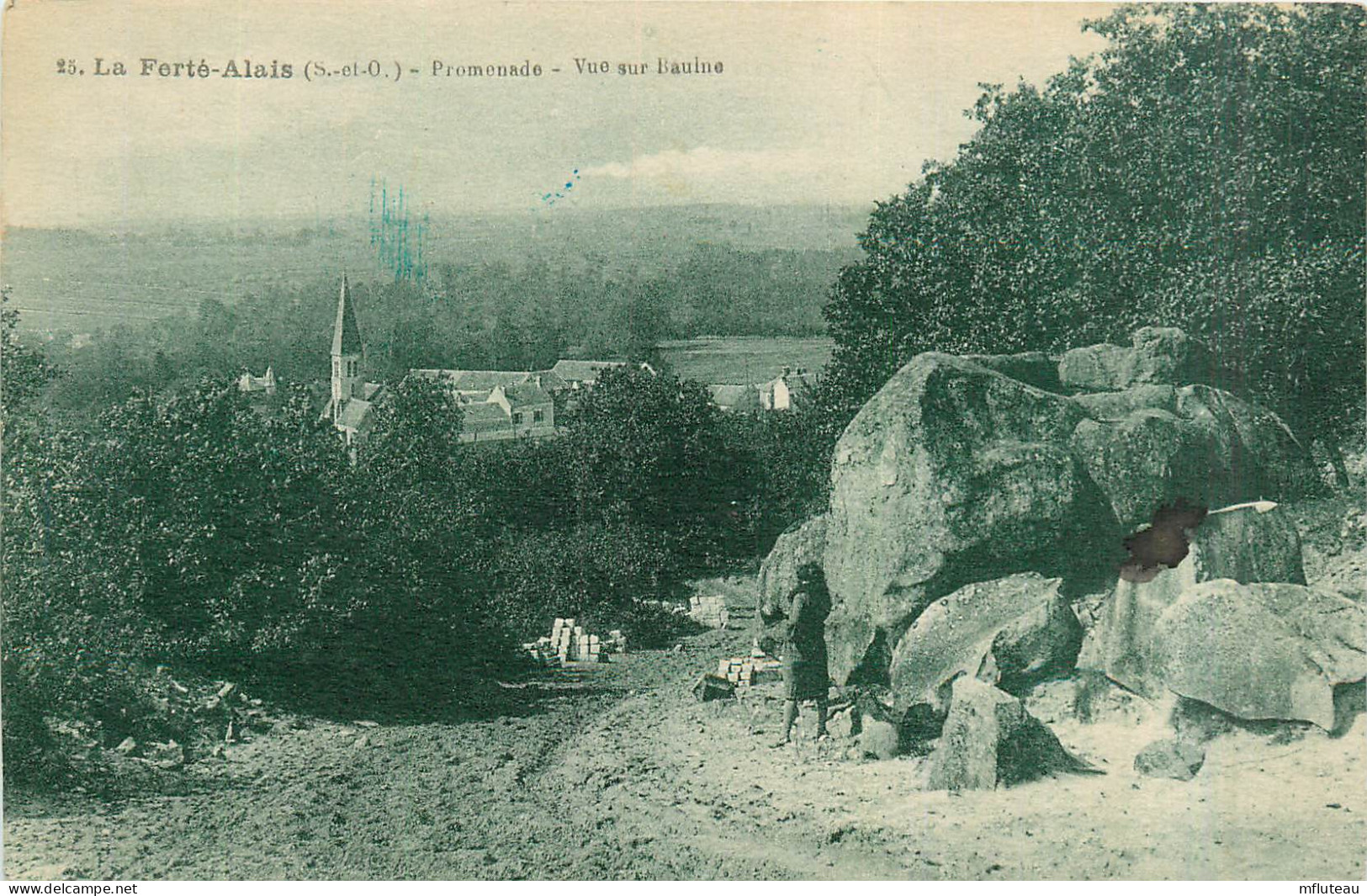 91* LA FERTE ALAIS   Promenade - Vue Sur L Aulne      RL28,1903 - La Ferte Alais