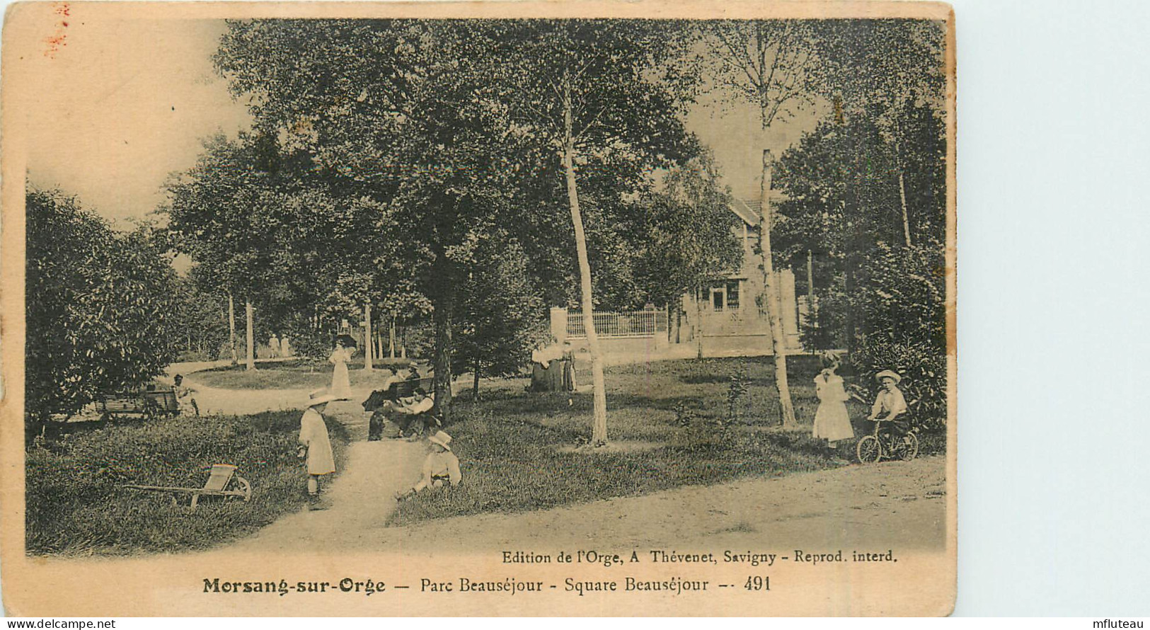 91* MORSANG S/ORGE  Parc Beausejour        RL28,1878 - Morsang Sur Orge