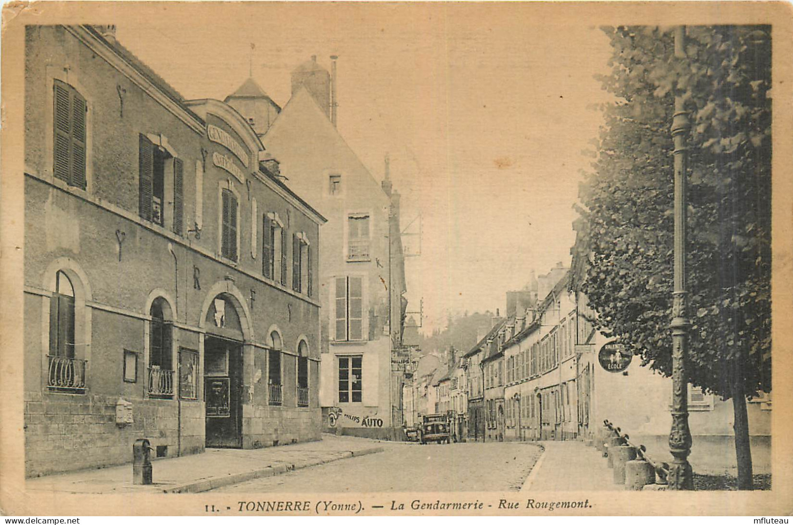 89* TONNERRE     La Gendarmerie - Rue Rougemont     RL28,1753 - Police - Gendarmerie