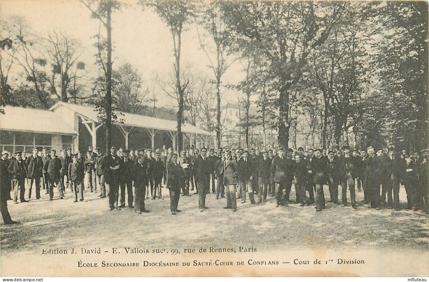 78* CONFLANS  Ecole Du Sacre Coeur - Cour 1e Division      RL31,0349 - Conflans Saint Honorine