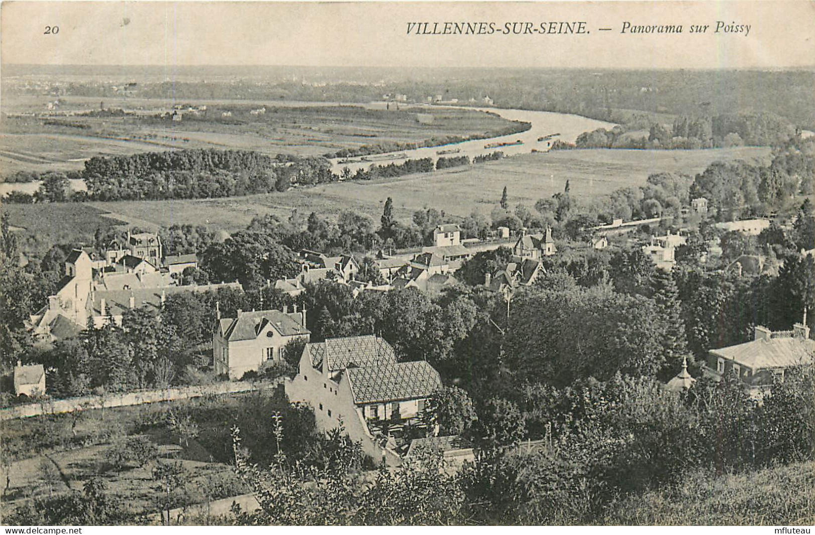 78* VILLENNES S/SEINE Vue Generale De Poissy       RL31,0362 - Oblitérés